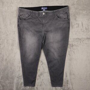Democracy‎ Ab Solution Jegging Jeans Women’s Plus Size 24W Gray